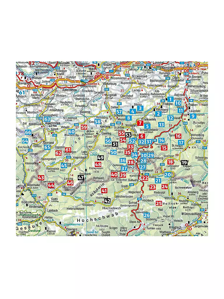 ROTHER | Wanderführer Ötscher, Mariazell | keine Farbe