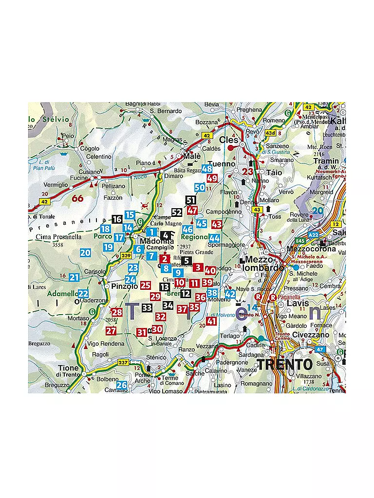 ROTHER | Wanderführer Brenta mit Adamello, Presanella und Paganella | keine Farbe