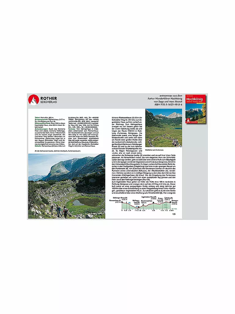 ROTHER | Wanderführer Hochkönig | keine Farbe