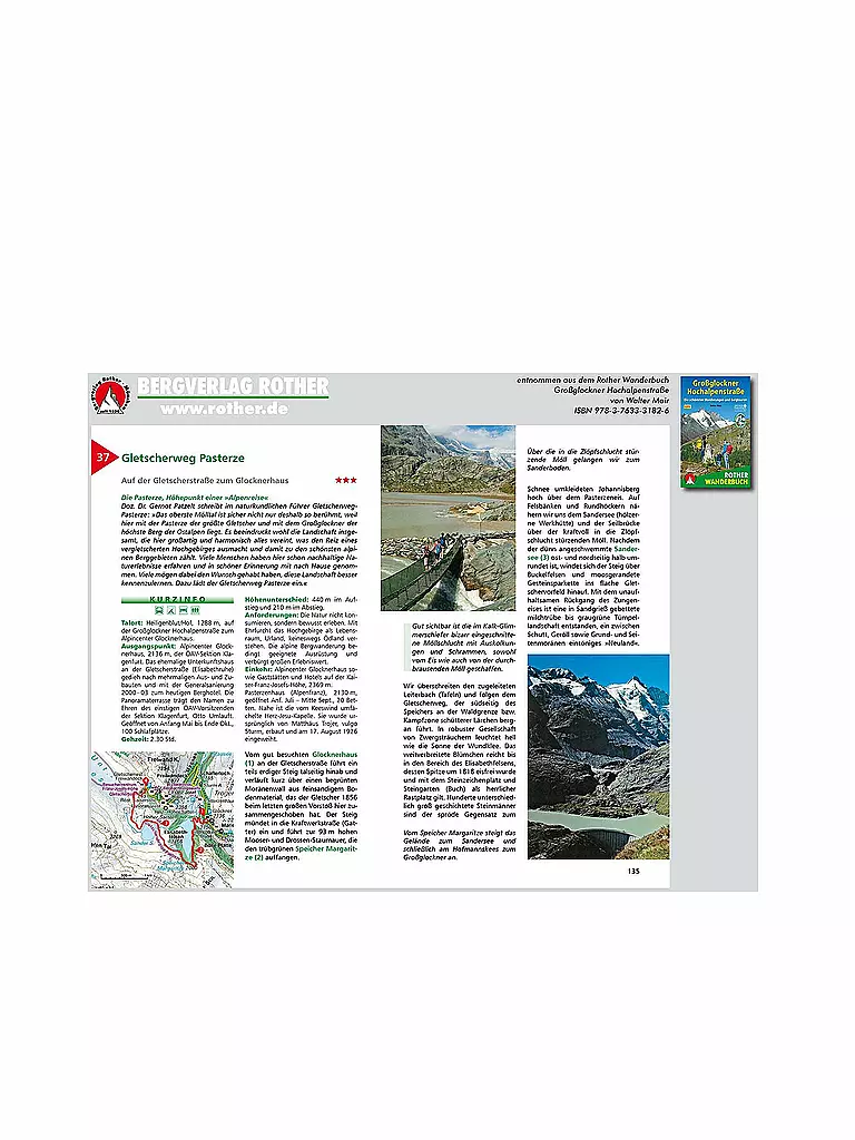ROTHER | Wanderkarte Großglockner Hochalpenstraße | keine Farbe