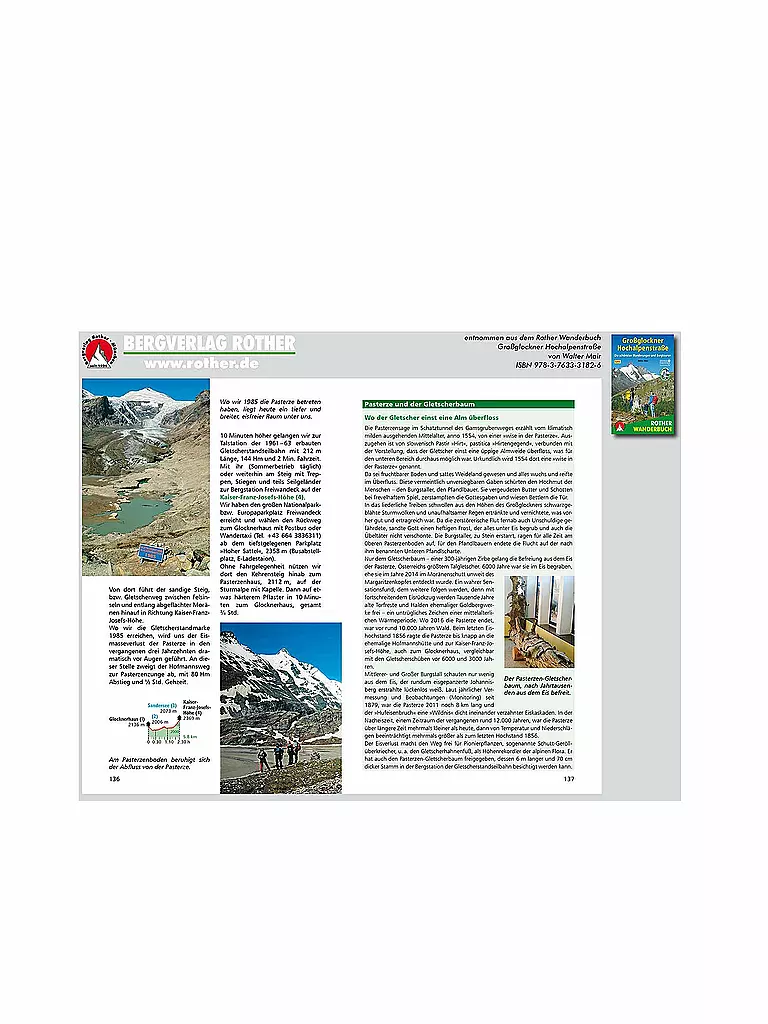 ROTHER | Wanderkarte Großglockner Hochalpenstraße | keine Farbe