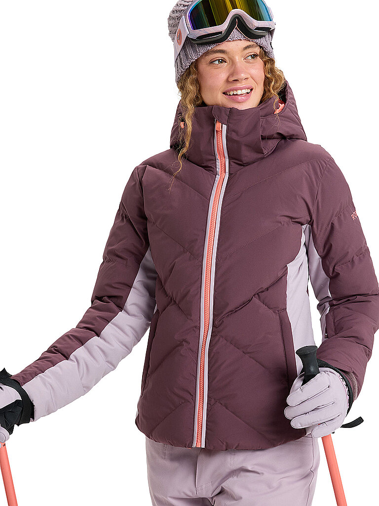 ROXY Damen Snowboardjacke Snowdrift Hoodie beere | S