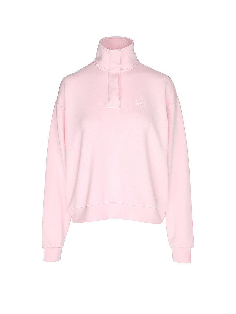 ROXY Damen Sweater Rise & Vibe Fleece rosa | XS