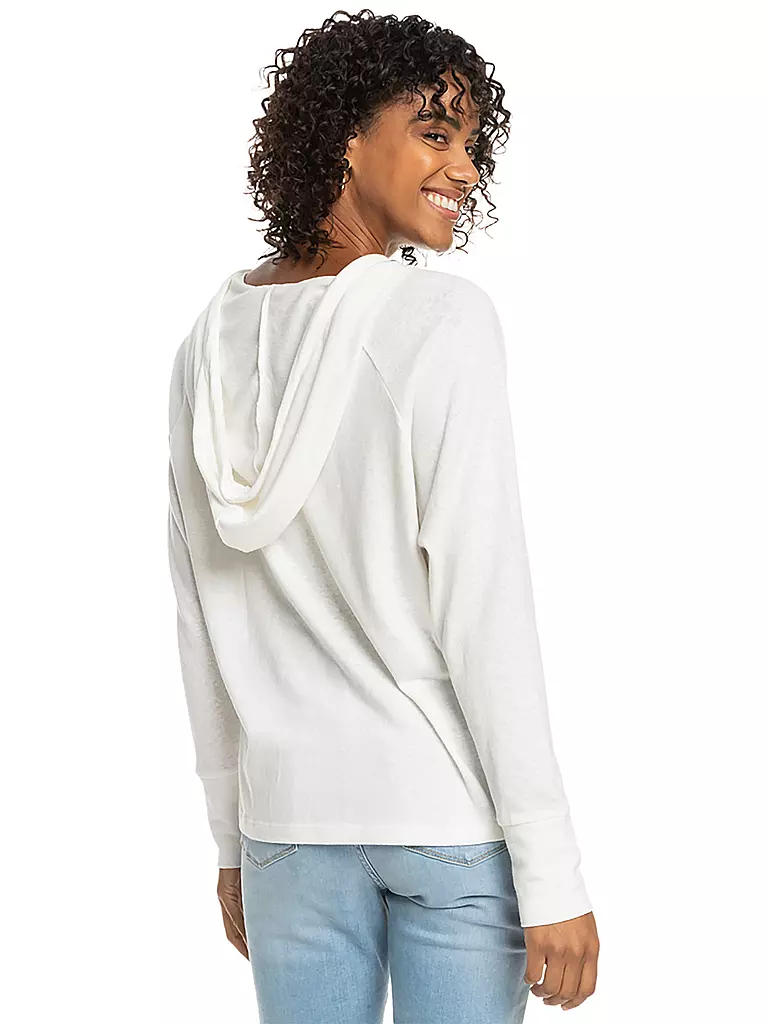 ROXY | Damen Beachhoodie Destination Surf | weiss