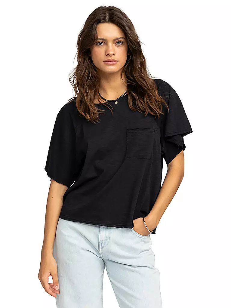 ROXY | Damen Beachshirt Time For Sun | schwarz