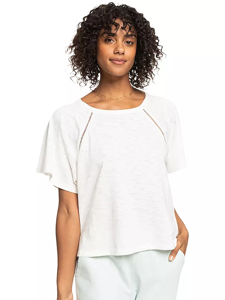 ROXY | Damen Beachshirt Time On My Side | weiss