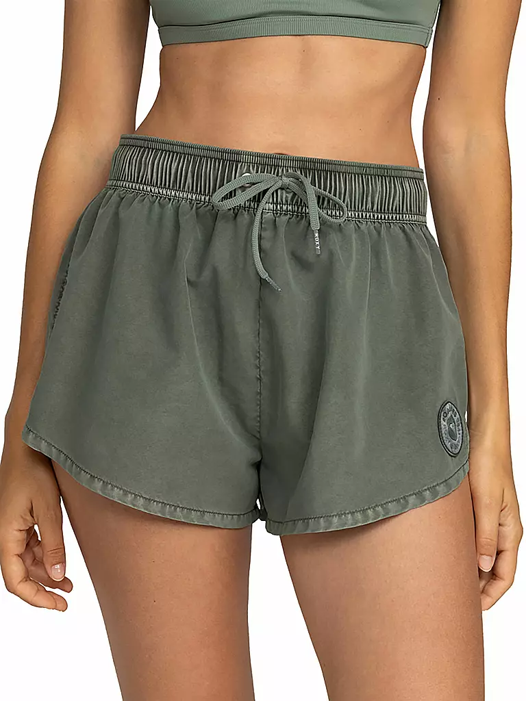 ROXY | Damen Beachshort No Bad Waves | olive