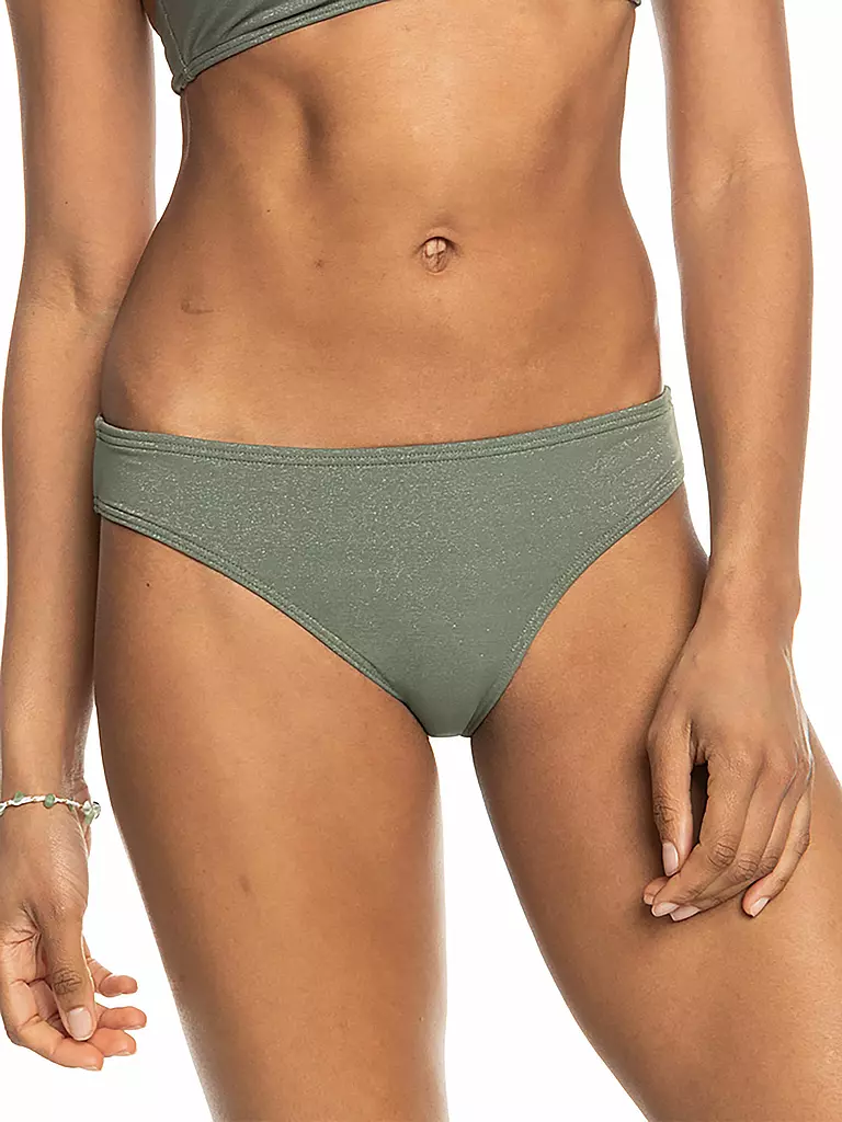 ROXY | Damen Bikinihose Shiny Wave  | olive