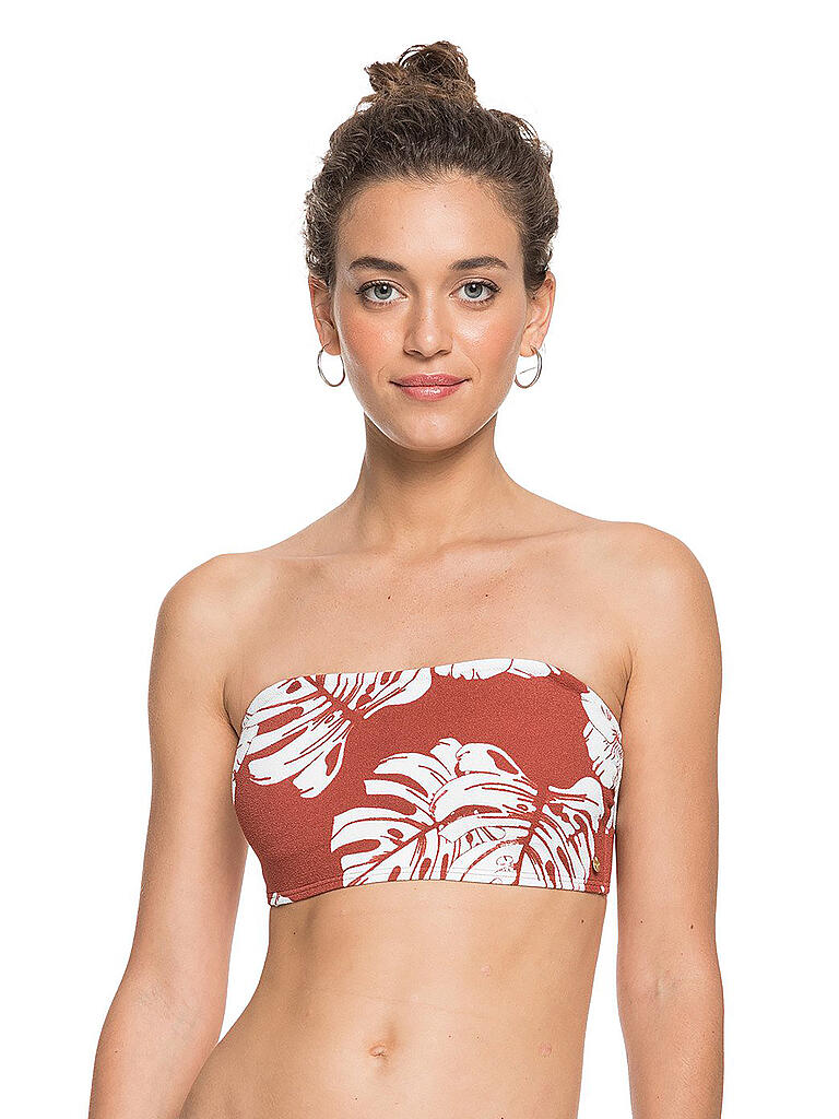 ROXY | Damen Bikinioberteil Bandeau Garden Trip | braun