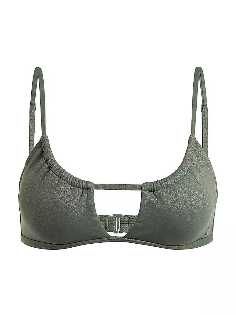 ROXY | Damen Bikinioberteil Shiny Wave | olive