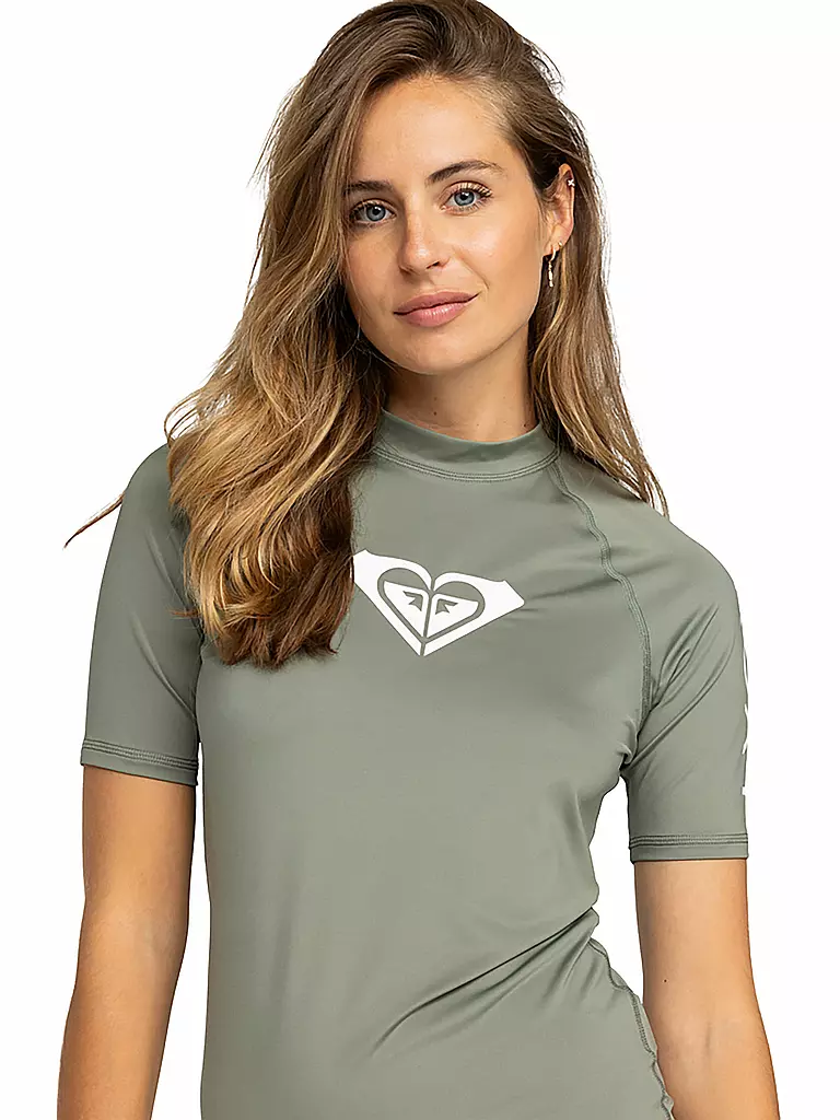 ROXY | Damen Lycra Shirt Whole Hearted | olive