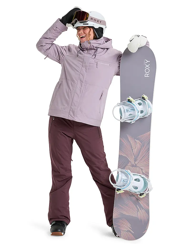 ROXY | Damen Snowboardjacke Brylee Hoodie | Rosa