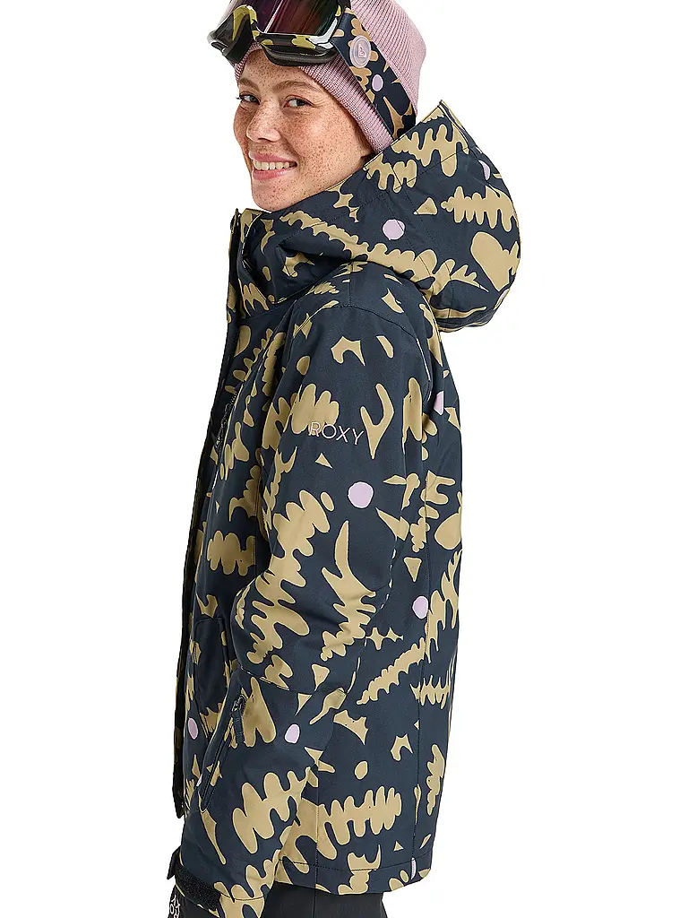 ROXY | Damen Snowboardjacke Jetty Hoodie | bunt