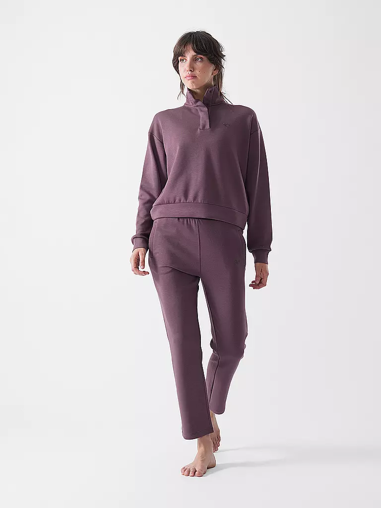 ROXY | Damen Sweater Rise & Vibe Fleece | dunkelrot