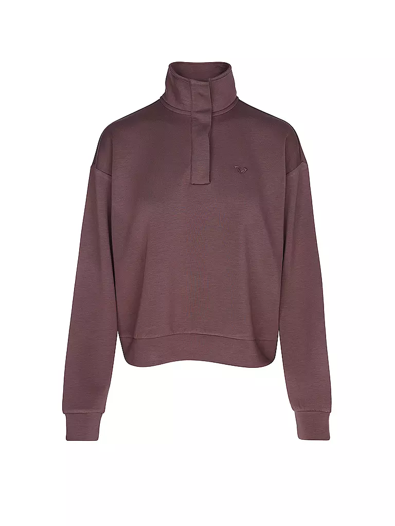ROXY | Damen Sweater Rise & Vibe Fleece | dunkelrot