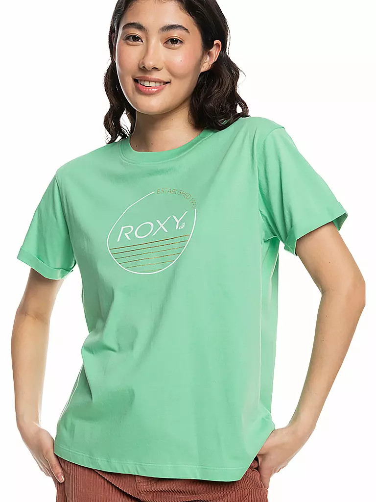 ROXY | Damen T-Shirt Noon Ocean | hellgrün