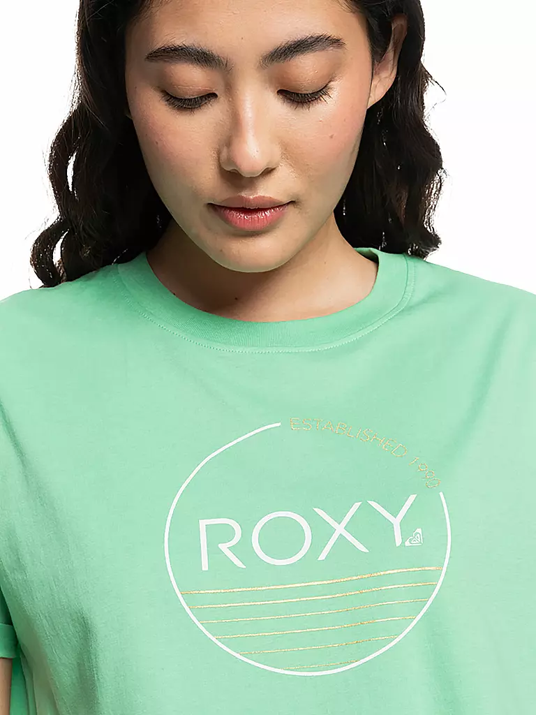 ROXY | Damen T-Shirt Noon Ocean | hellgrün