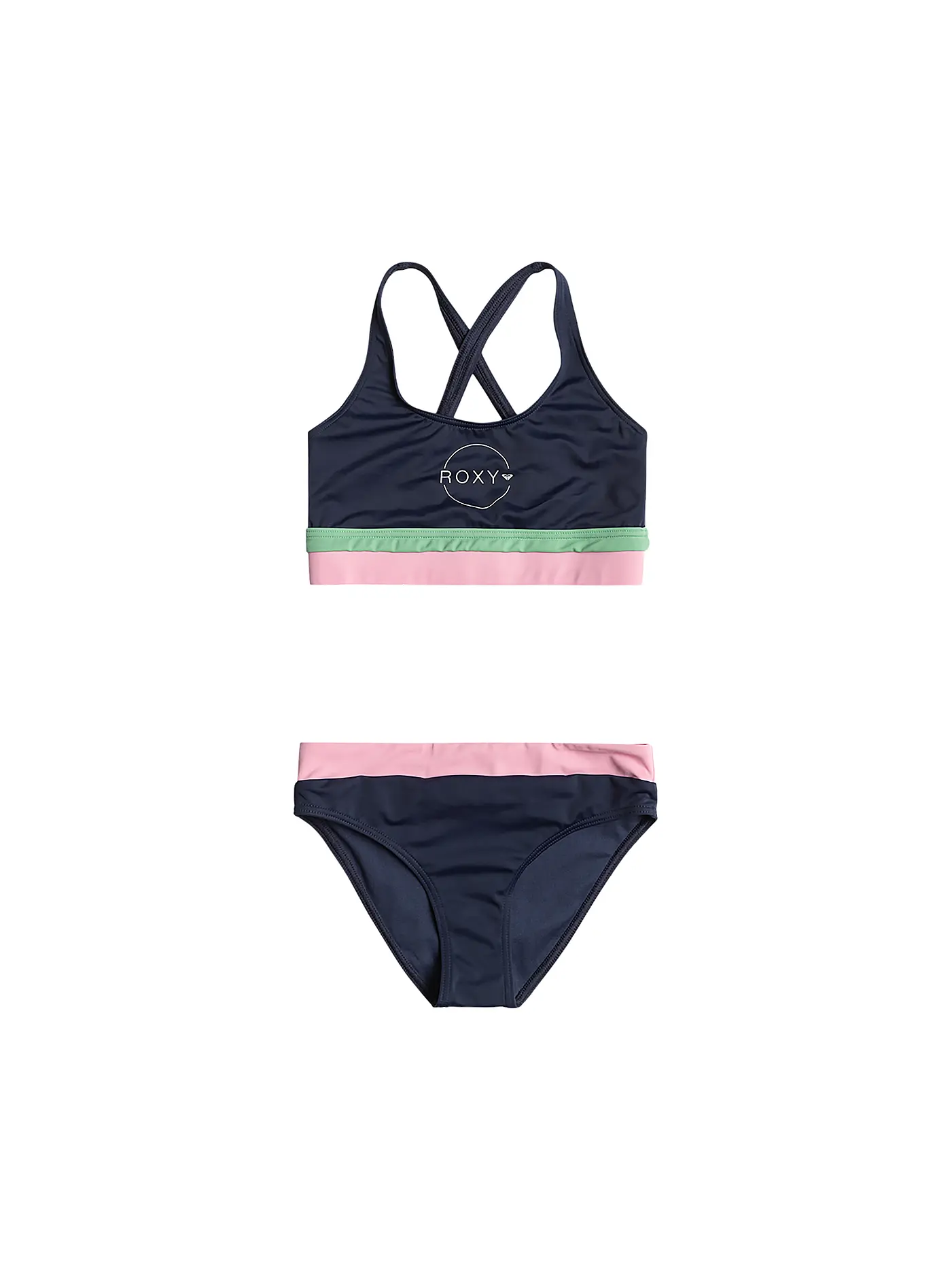 ROXY | Mädchen Bikini Ilacabo Active  | dunkelblau