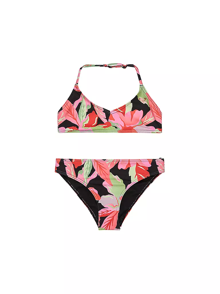 Roxy Mädchen Shadow Floral Bikini Set - 2-teiliges Badeoutfit