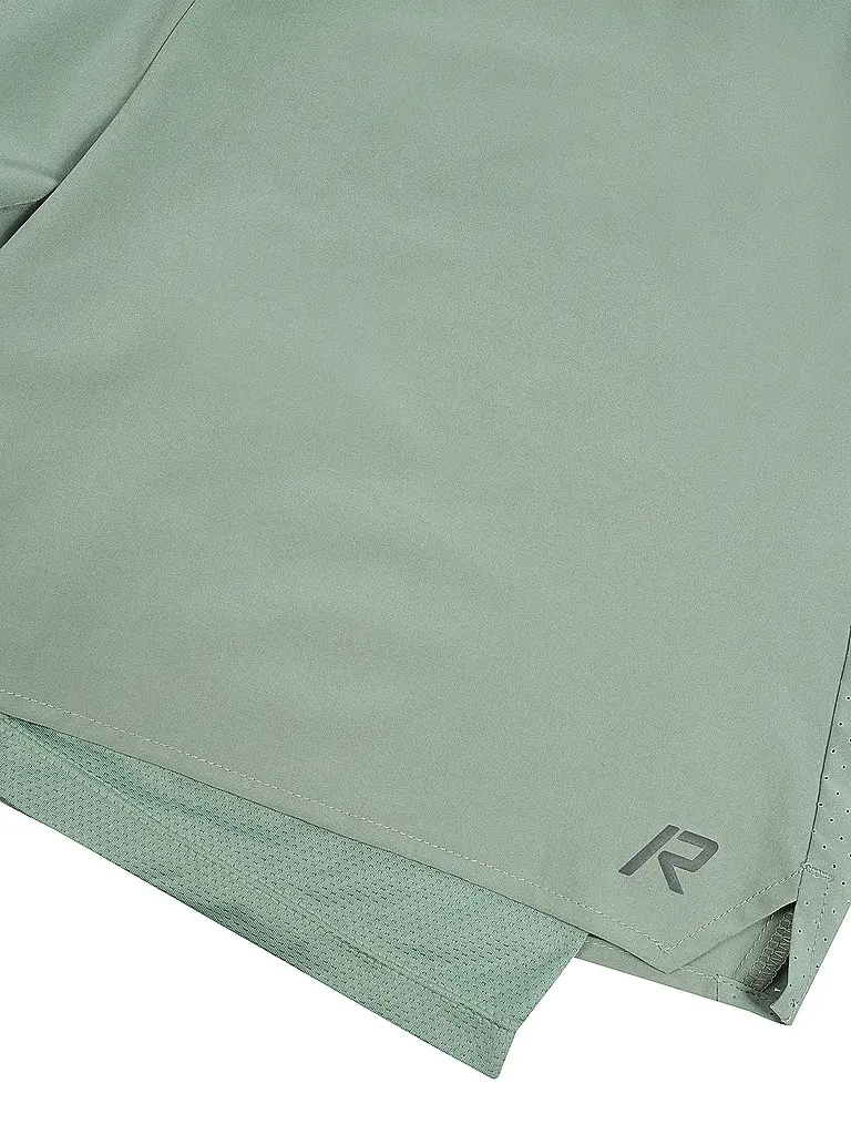 RUKKA |  Herren 2in1 Laufshort Maaninka  | hellgrün