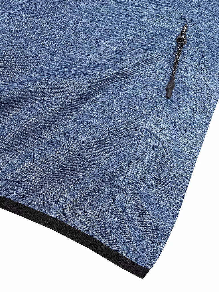 RUKKA |  Herren Laufhoodie mit Zip Meilan | dunkelblau