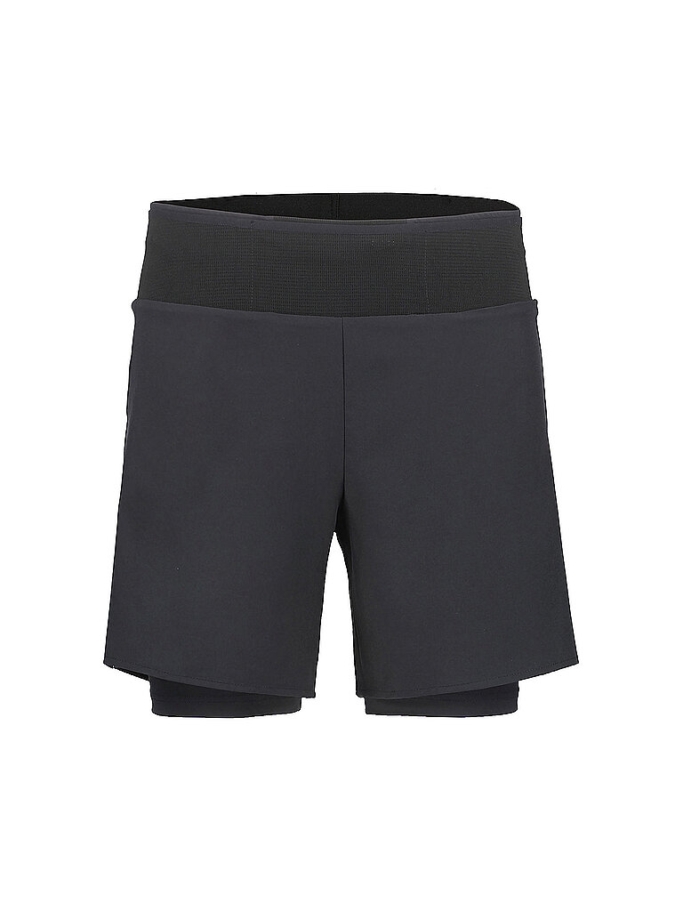 RUKKA Herren Laufshorts Musku 2in1 schwarz | L