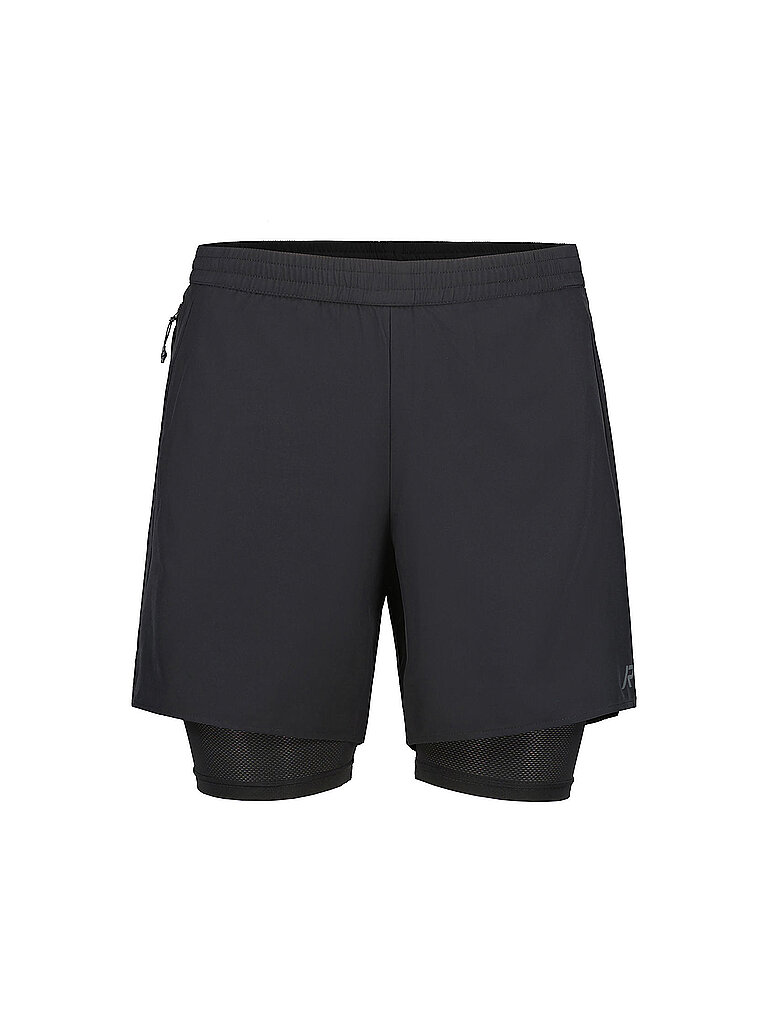 RUKKA Herren Laufshorts Maaninka 2in1 schwarz | M
