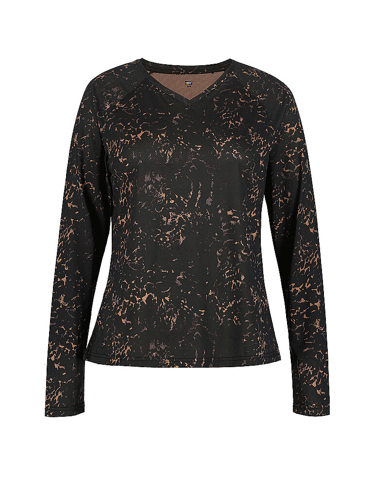 RUKKA Damen Laufshirt Muotka Print schwarz | 40