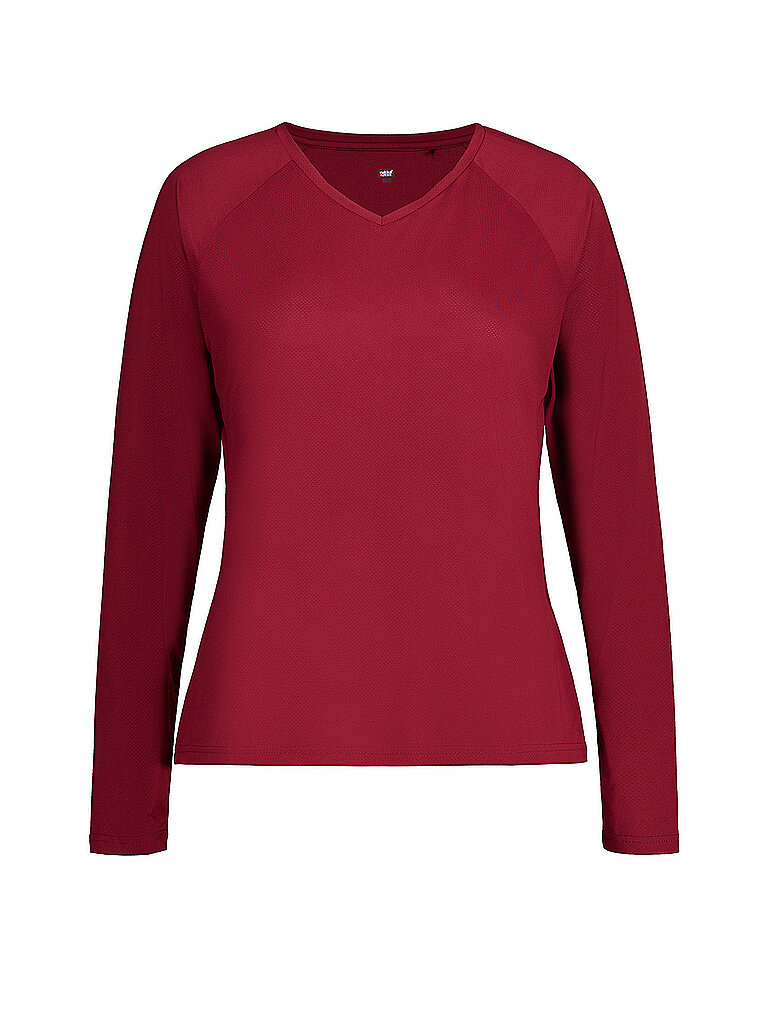 RUKKA Damen Laufshirt Muotka V2 dunkelrot | 34