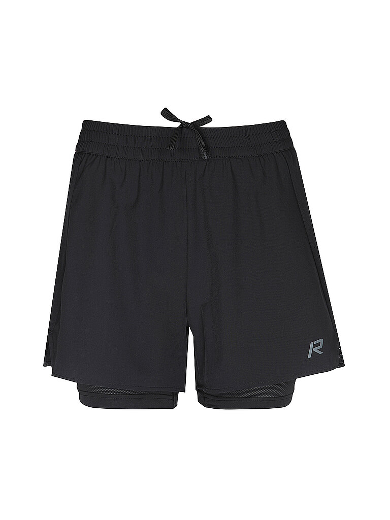 RUKKA Damen Laufshorts Makela Print 2in1 schwarz | 34