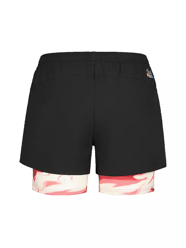 RUKKA | Damen 2in1 Laufshort Mahala | schwarz