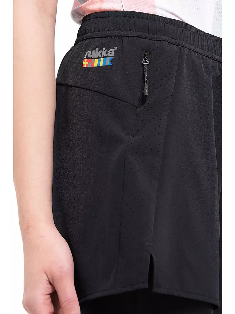 RUKKA | Damen 2in1 Laufshort Makela | hellblau