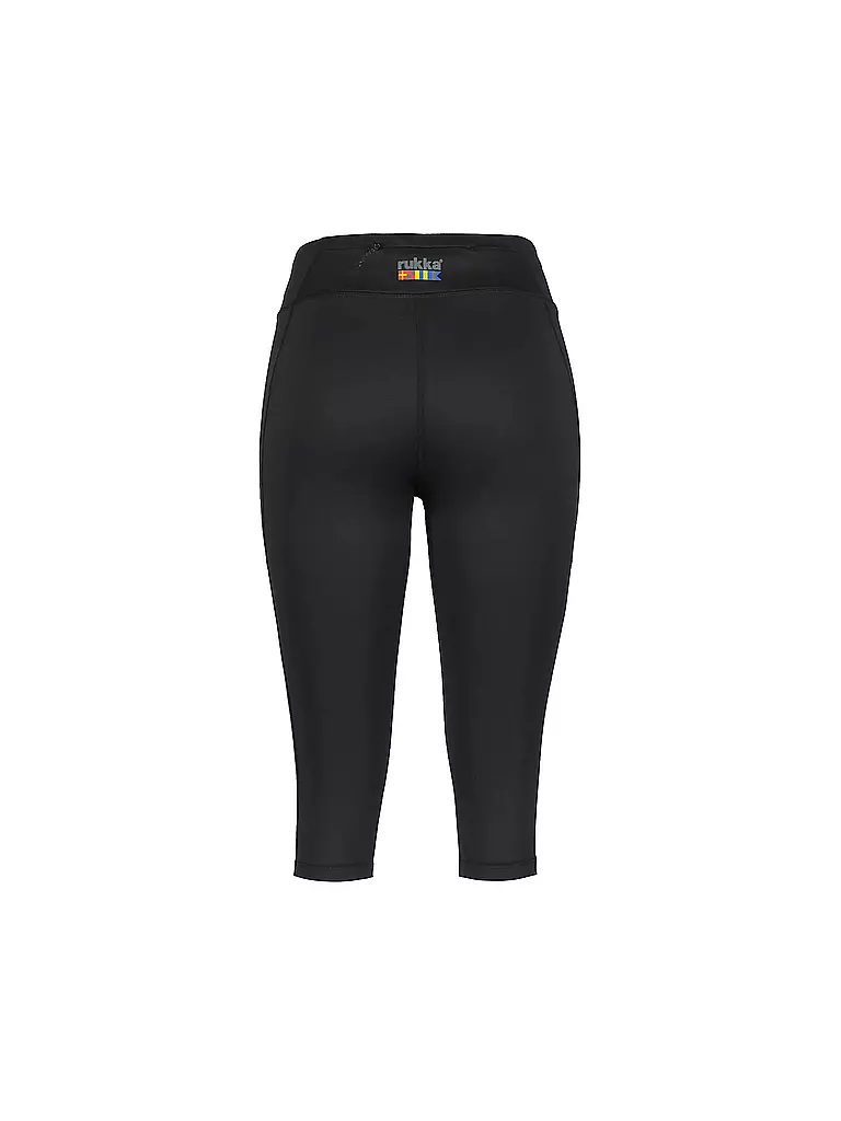 RUKKA | Damen 3/4 Lauftight Maakeski | schwarz