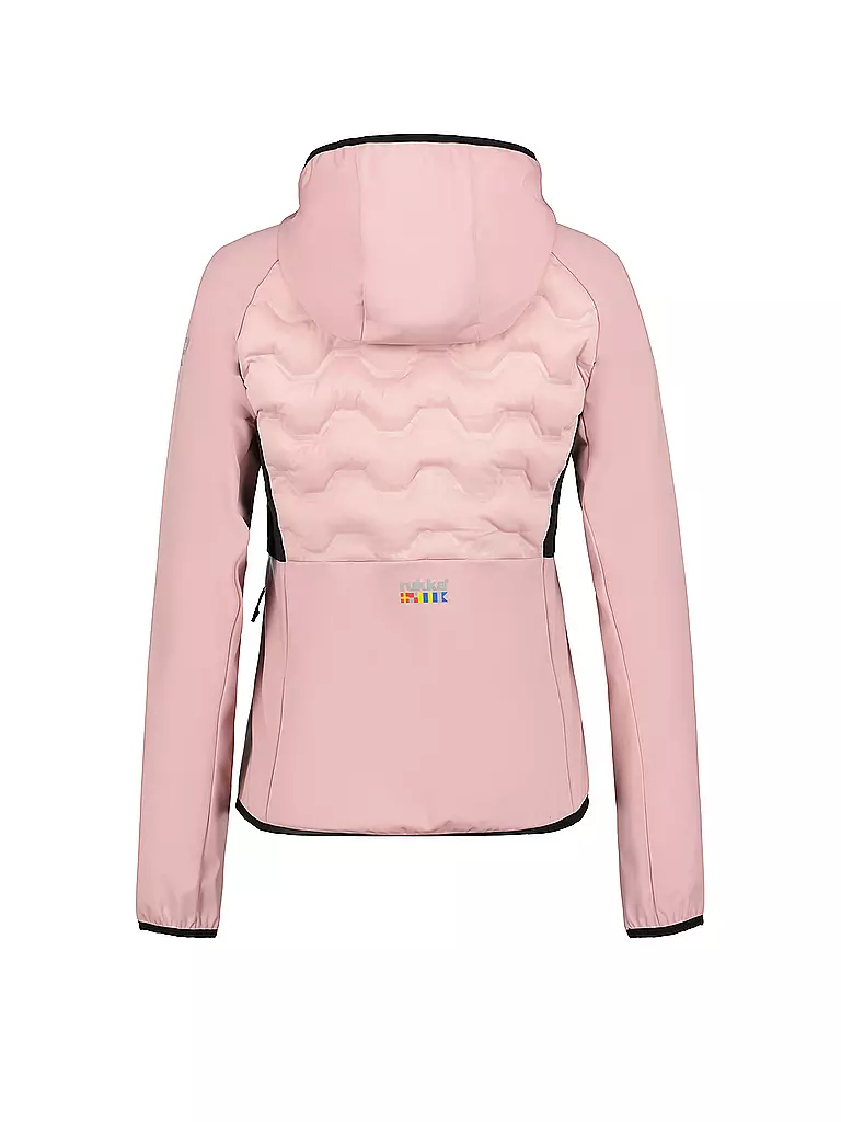 RUKKA | Damen Hybrid Laufjacke Martu | rosa