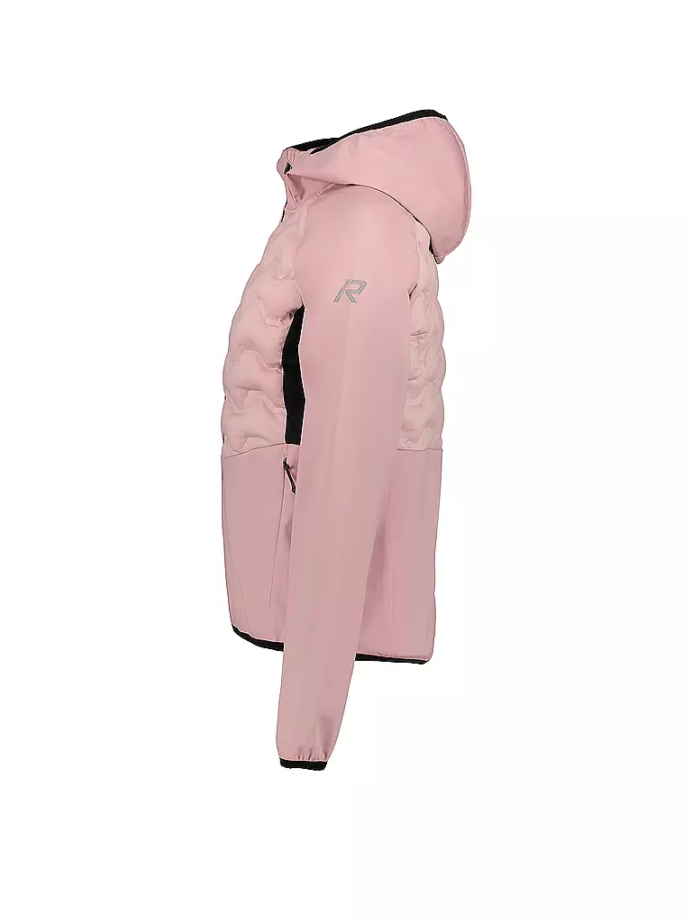 RUKKA | Damen Hybrid Laufjacke Martu | rosa