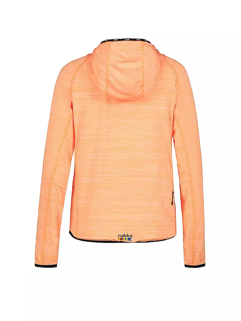 RUKKA | Damen Laufhoodie Maakala | orange