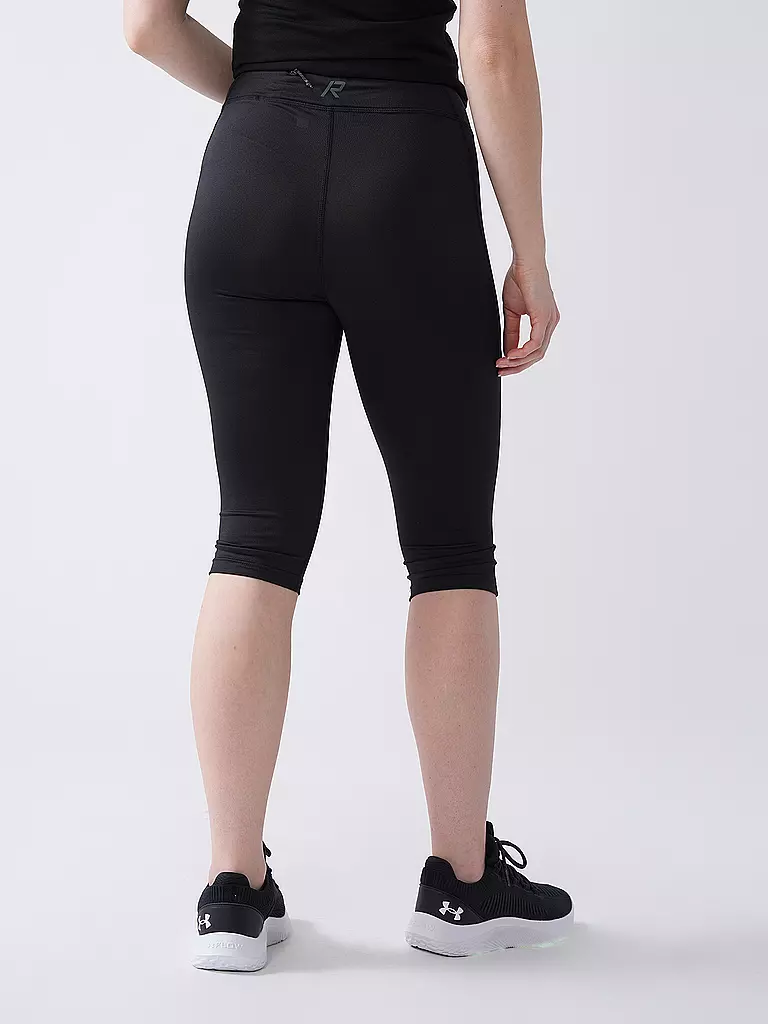 RUKKA | Damen Laufhose Maakeski 3/4 | schwarz