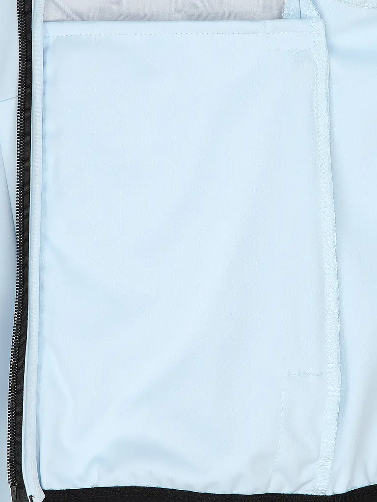 RUKKA | Damen Laufjacke Melta mit Kapuze | hellblau