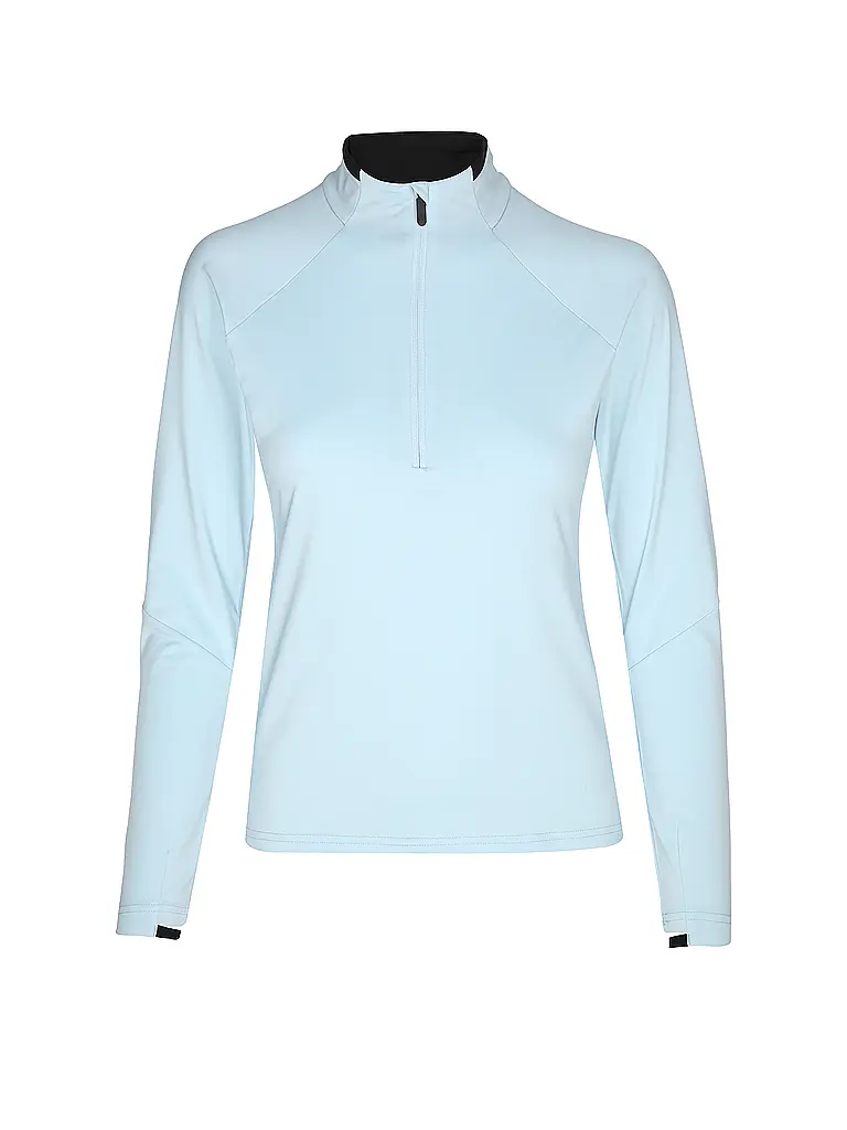 RUKKA | Damen Laufshirt Maalo mit Zip | hellblau