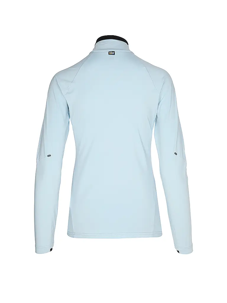 RUKKA | Damen Laufshirt Maalo mit Zip | hellblau