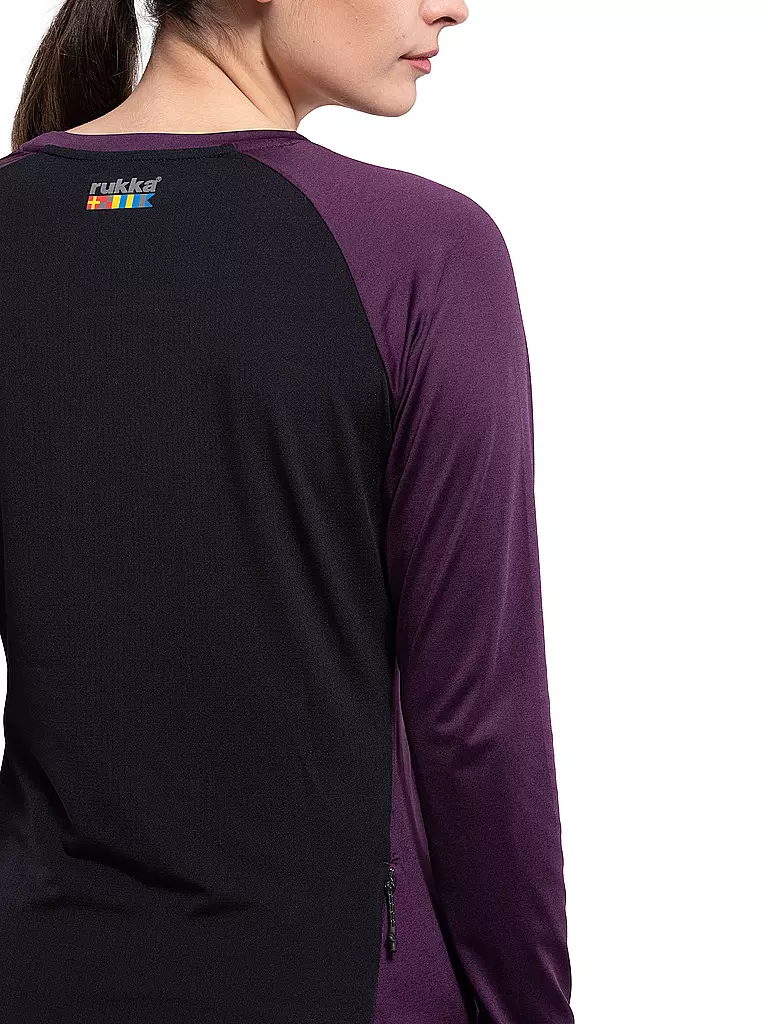 RUKKA | Damen Laufshirt Malis | lila