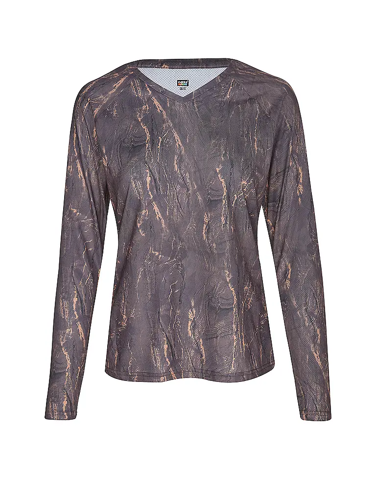 RUKKA | Damen Laufshirt Muotka Print | lila