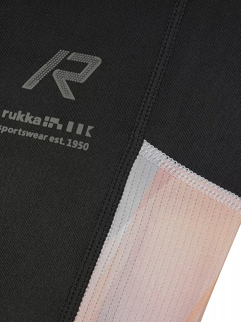 RUKKA | Damen Lauftight Mouru 3/4 | schwarz