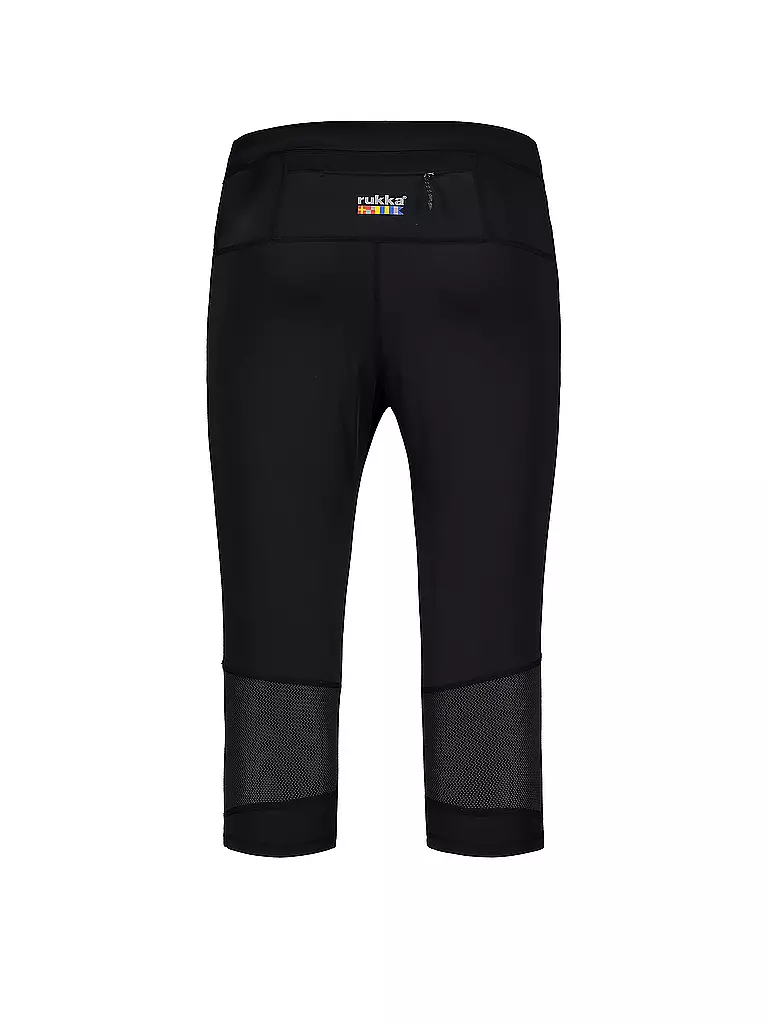 RUKKA | Herren 3/4 Lauftight Matki | schwarz