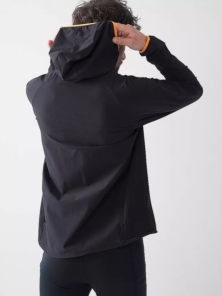 RUKKA | Herren Laufjacke Melko | schwarz