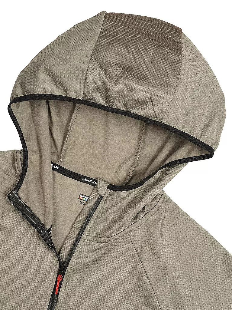 RUKKA | Herren Laufshirt Meilan 17" Zip | braun