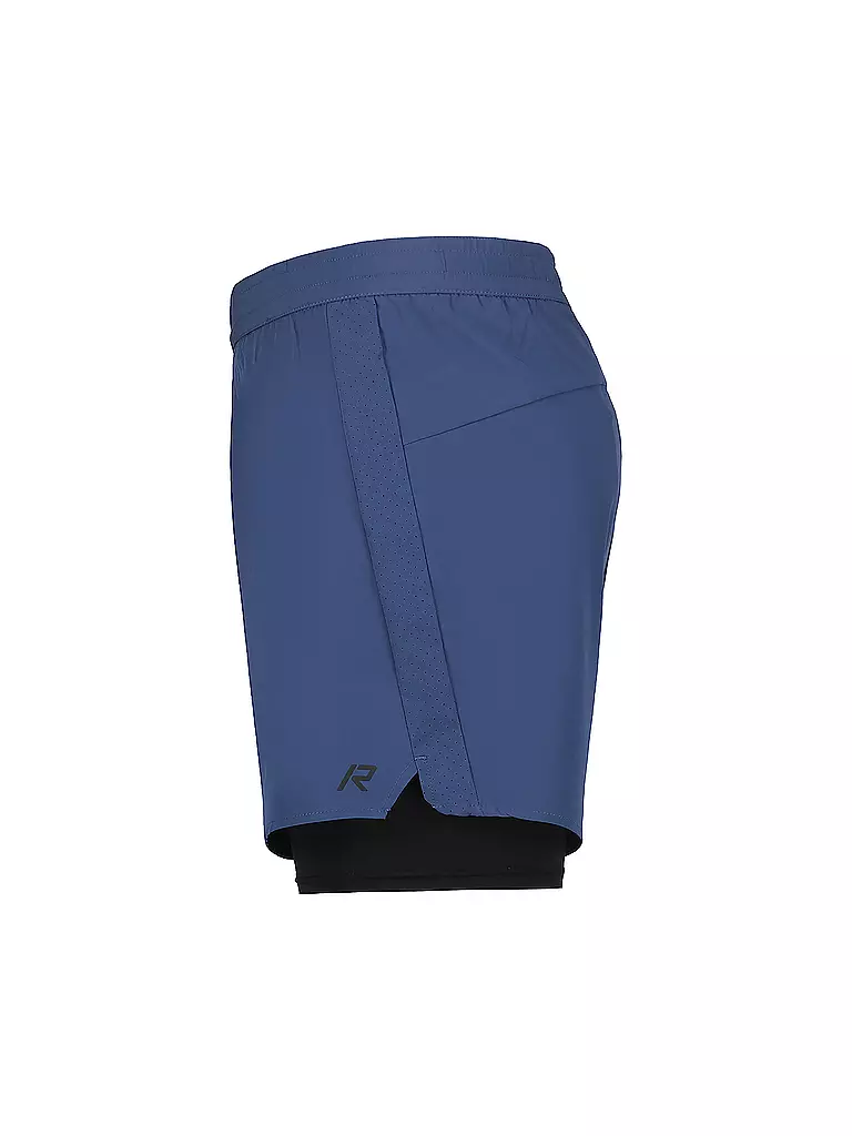 RUKKA | Herren Laufshort Maaninka 2in1 | dunkelblau