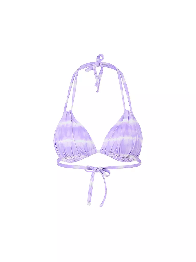 S.OLIVER | Damen Bikinioberteil Triangel Lilac White | lila