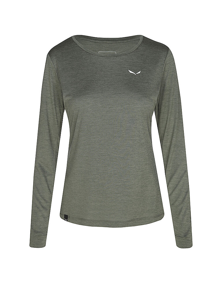 SALEWA Damen Funktionsshirt Puez Melange Dry'Ton olive | 34