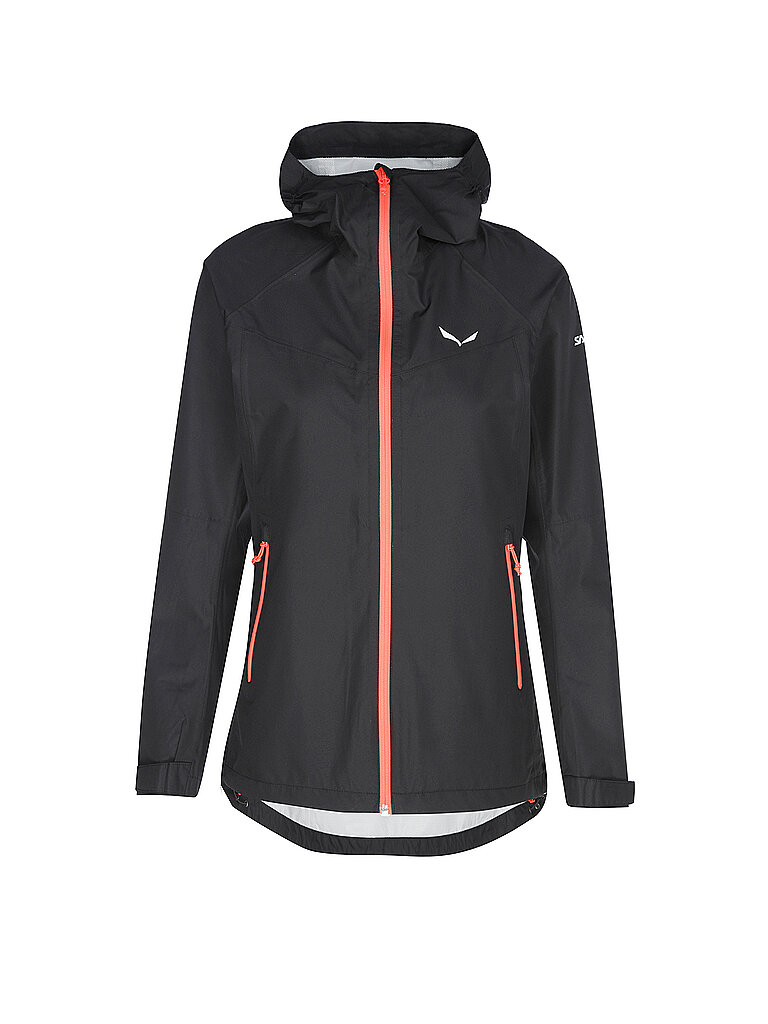 SALEWA Damen Wanderjacke Puez (Aqua 3) PTX Hoodie schwarz | 46